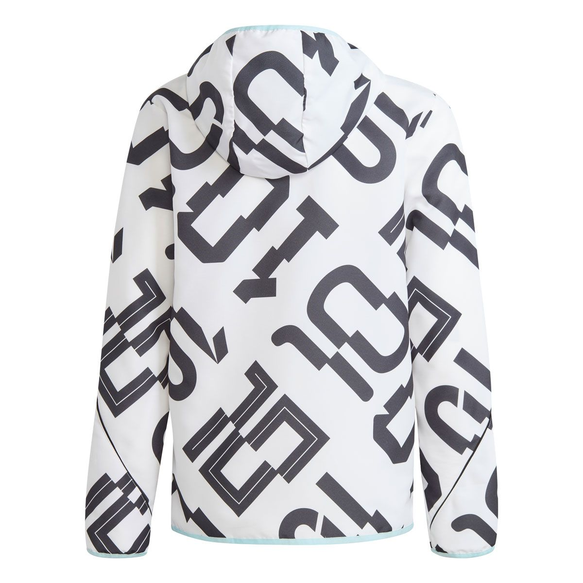 Adidas Youth Messi Zip-Up Sweater-White