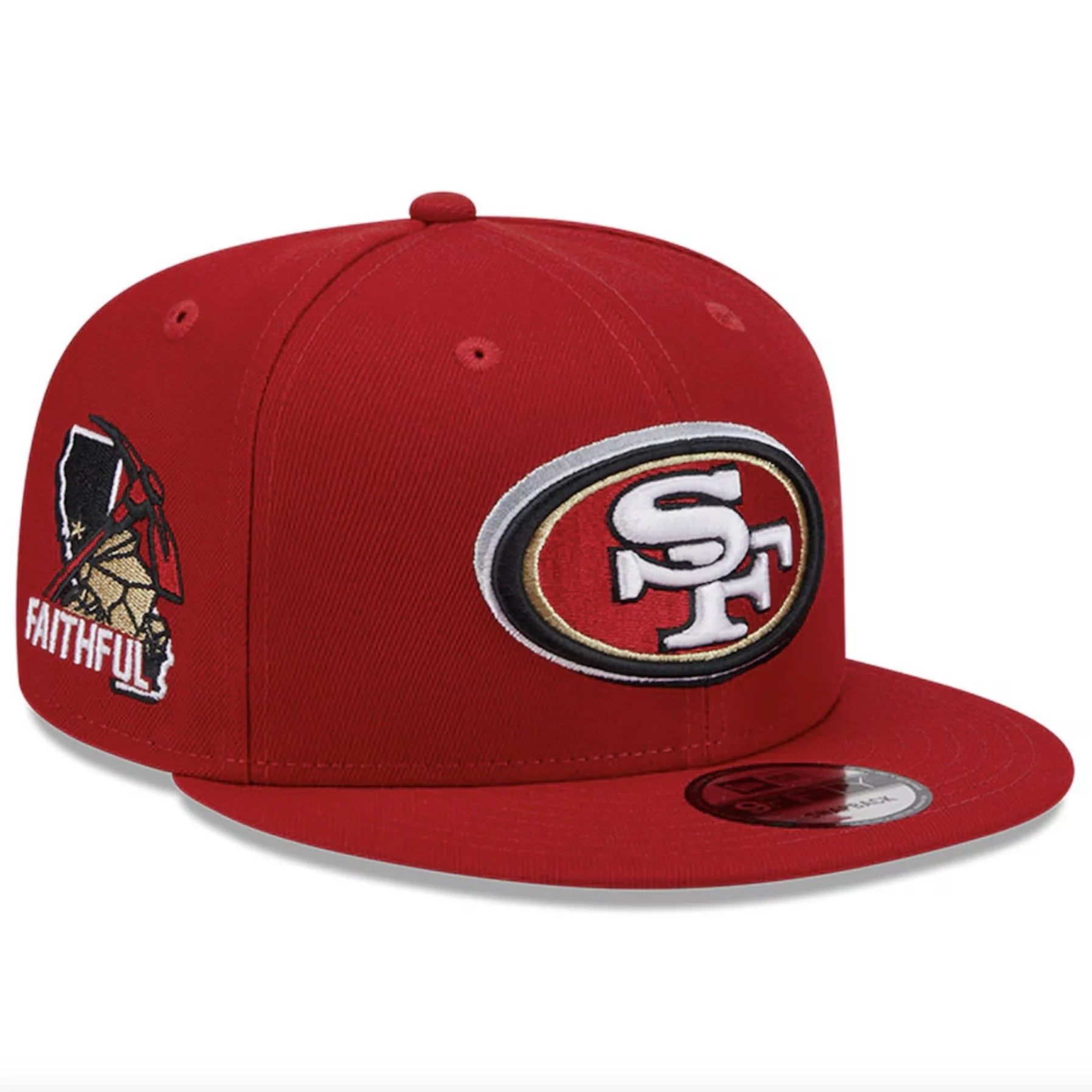 New Era San Francisco 49ERS 2024 Draft Team Color 9FIFTY Snapback-Red