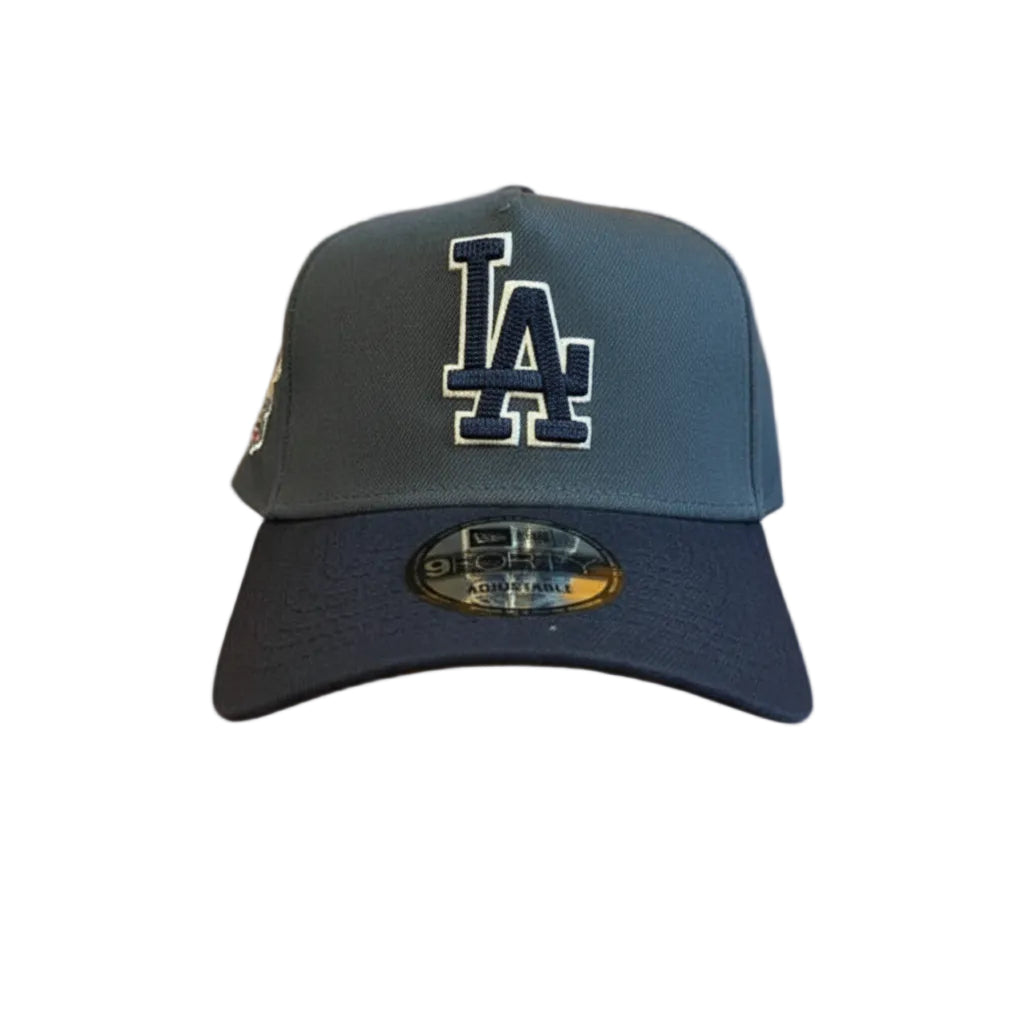 New Era Los Angeles Dodgers Dodgers a-frame Dark Gray with Samurai side patch