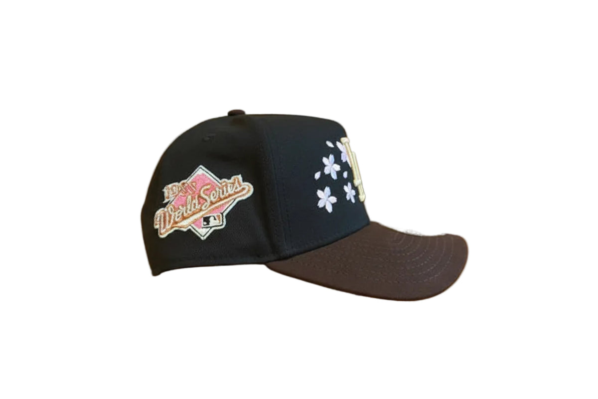 New Era Los Angeles Dodgers 'Cherry Blossoms' 1988 side patch a frame pink UV