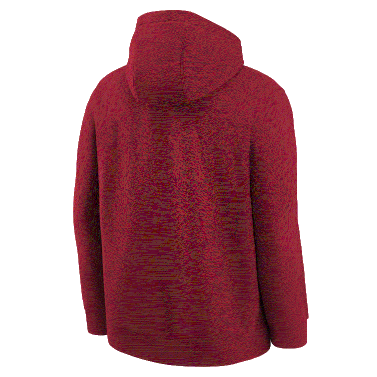 Nike Youth San Francisco 49ers Club Logo Hoodie-Red