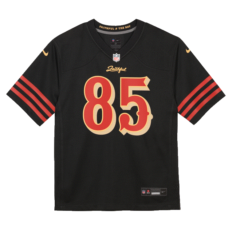 Nike Preschool San Francisco 49ers George Kittle Rivalry Game Jersey - Black