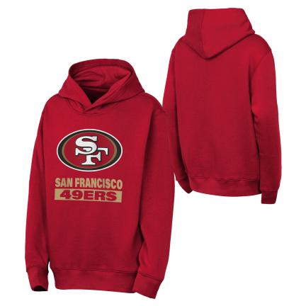 San Francisco 49ers Little Kid's Back To Basics Fleece Hoodie