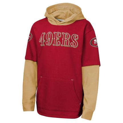 Youth San Francisco 49ers BOMB MIXED MEDIA Fleece Hoodie