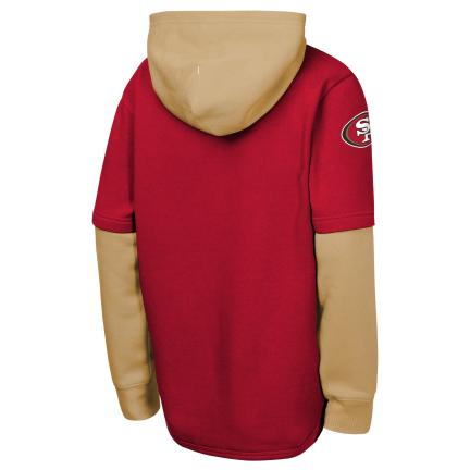 Youth San Francisco 49ers BOMB MIXED MEDIA Fleece Hoodie