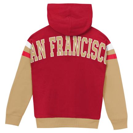 San Francisco 49ers Little Kid's Pass Rush Pull Over Fleece Hoodie