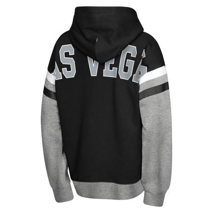 Youth Las Vegas Raiders Pass Rush Pull Over Fleece Hoodie