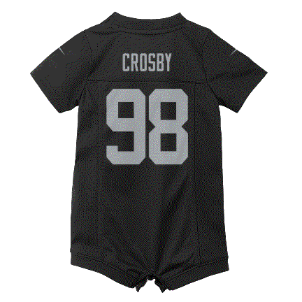 Maxx Crosby Las Vegas Raiders Nike Infant Romper Game Jersey