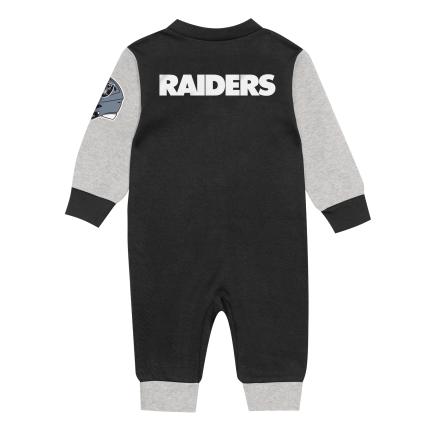 Infants Las Vegas Raiders ENDZONE SNUGGLER LS COVERALL