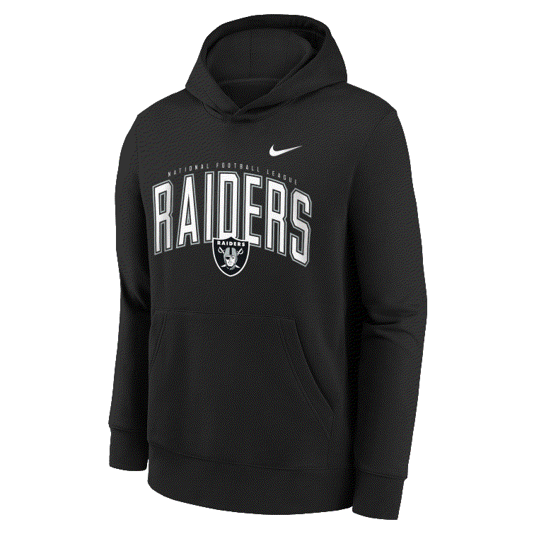 Nike Youth Las Vegas Raiders Club Logo Hoodie