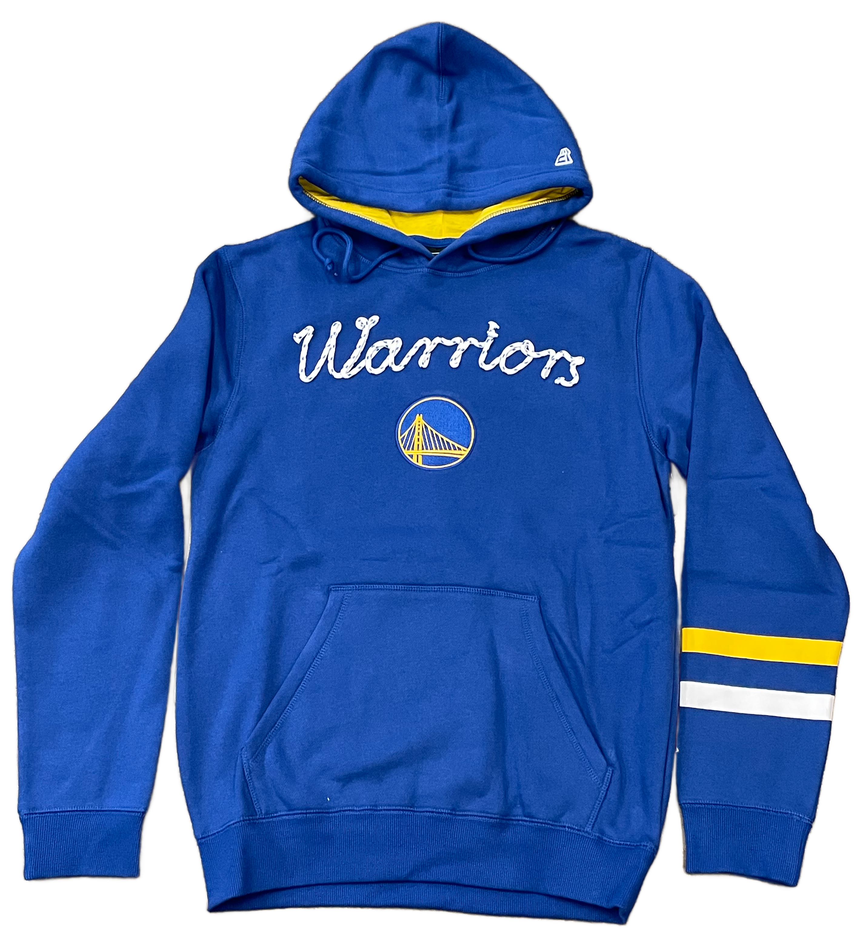 New Era Men's Golden State Warriors Hoodie-Blue