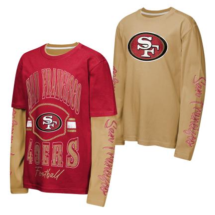 Youth San Francisco 49ers MOTION 3 IN 1 COMBO T-Shirt