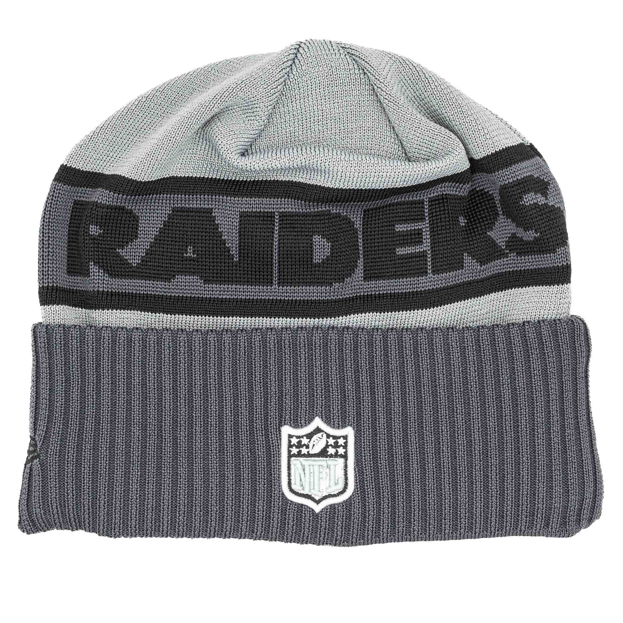 New Era Las Vegas Raiders NFL Sideline Tech Knit 2023-Gray