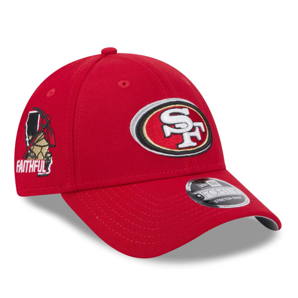 New Era San Francisco 49ers 2024 NFL Draft Team Color 9FORTY Stretch-Snap Hat