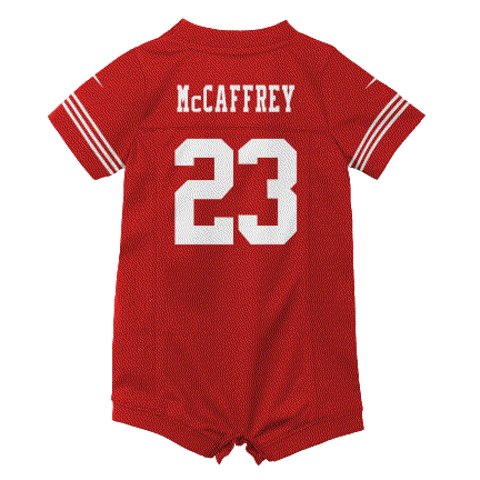 George Kittle San Francisco 49ers Nike Infant Romper Game Jersey