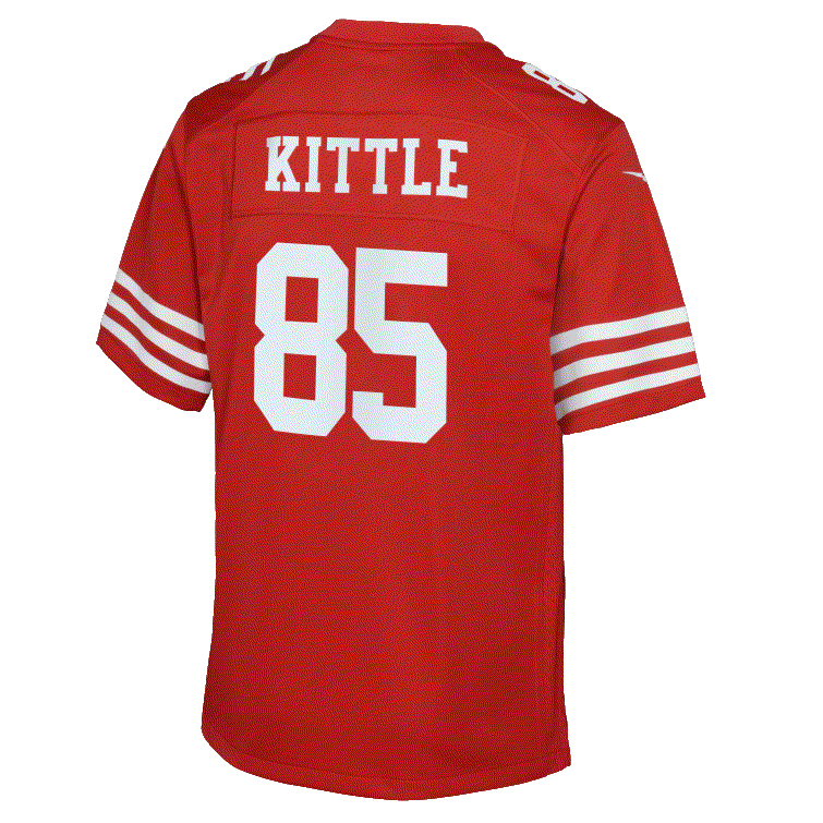 Nike Youth San Francisco 49ers George Kittle Game Jersey - RED