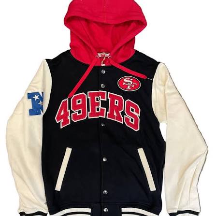 Mitchell & Ness Youth San Francisco 49ers Court Side Fleece Jacket