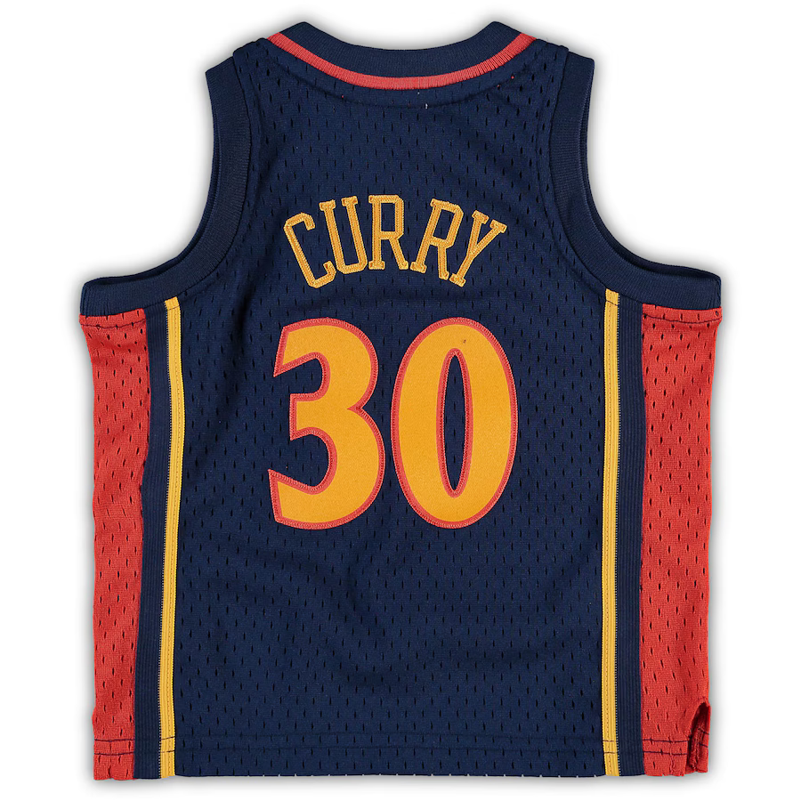 Mitchell & Ness Infant Golden State Warriors Stephen Curry #30 Hardwood Classic Swingman Jersey 2009/2010