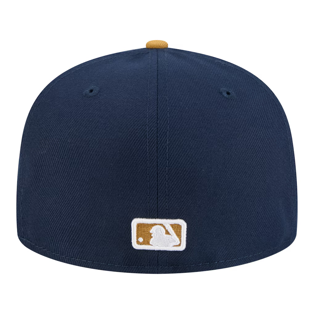 New Era Athletics Two-Tone Color Pack 59FIFTY Fitted Hat - Navy/Khaki