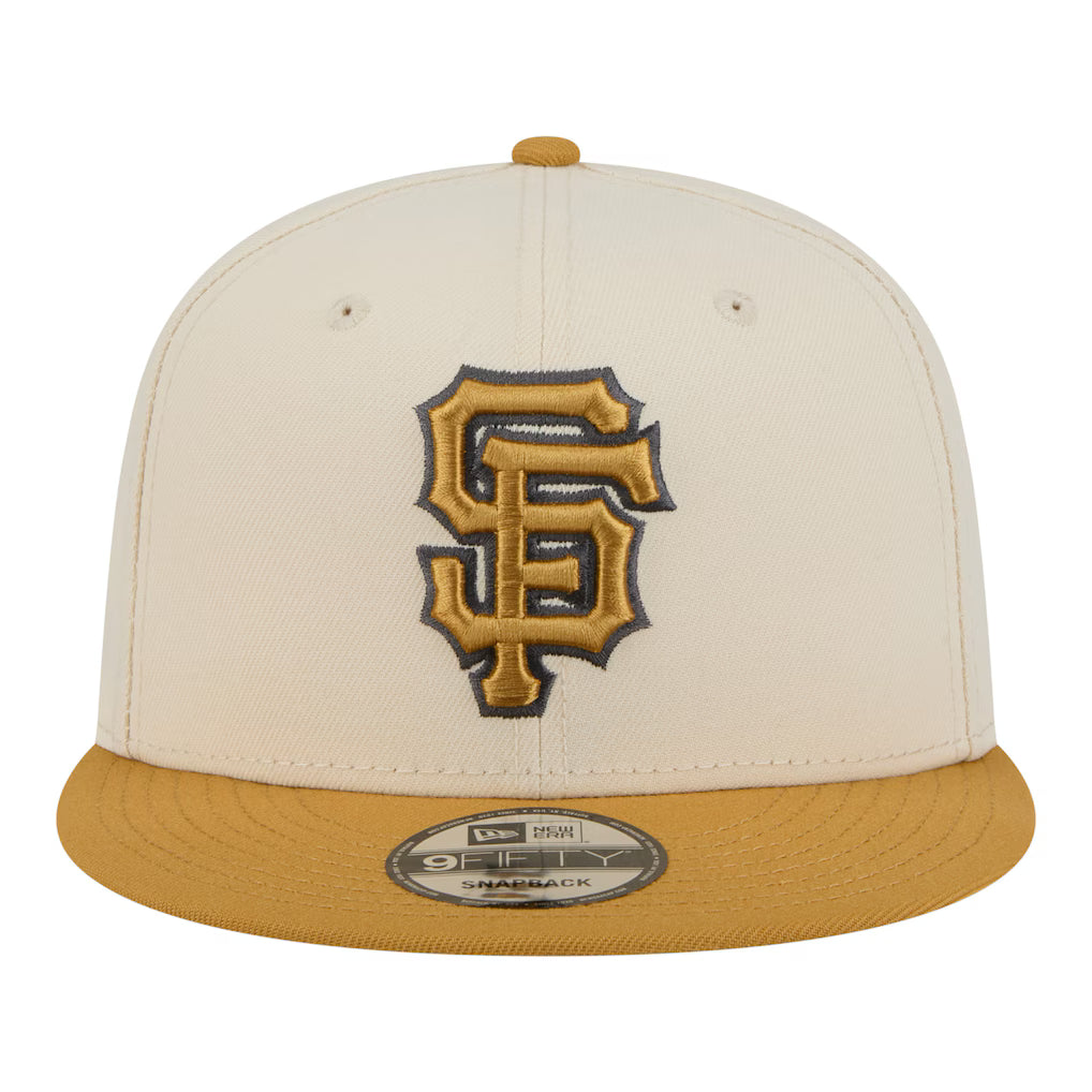 New Era San Francisco Giants 2-Tone Color Pack 9FIFTY Snapback Hat - Light Beige/Khaki