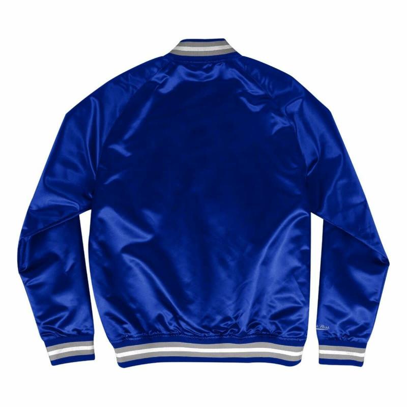 Mitchell & Ness Kids Los Angeles Dodgers Lightweight Full-Snap Jacket-Blue