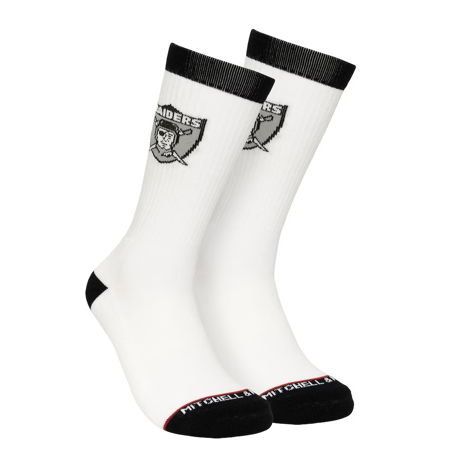Mitchell and Ness Las Vegas Raiders Touchback Crew Socks