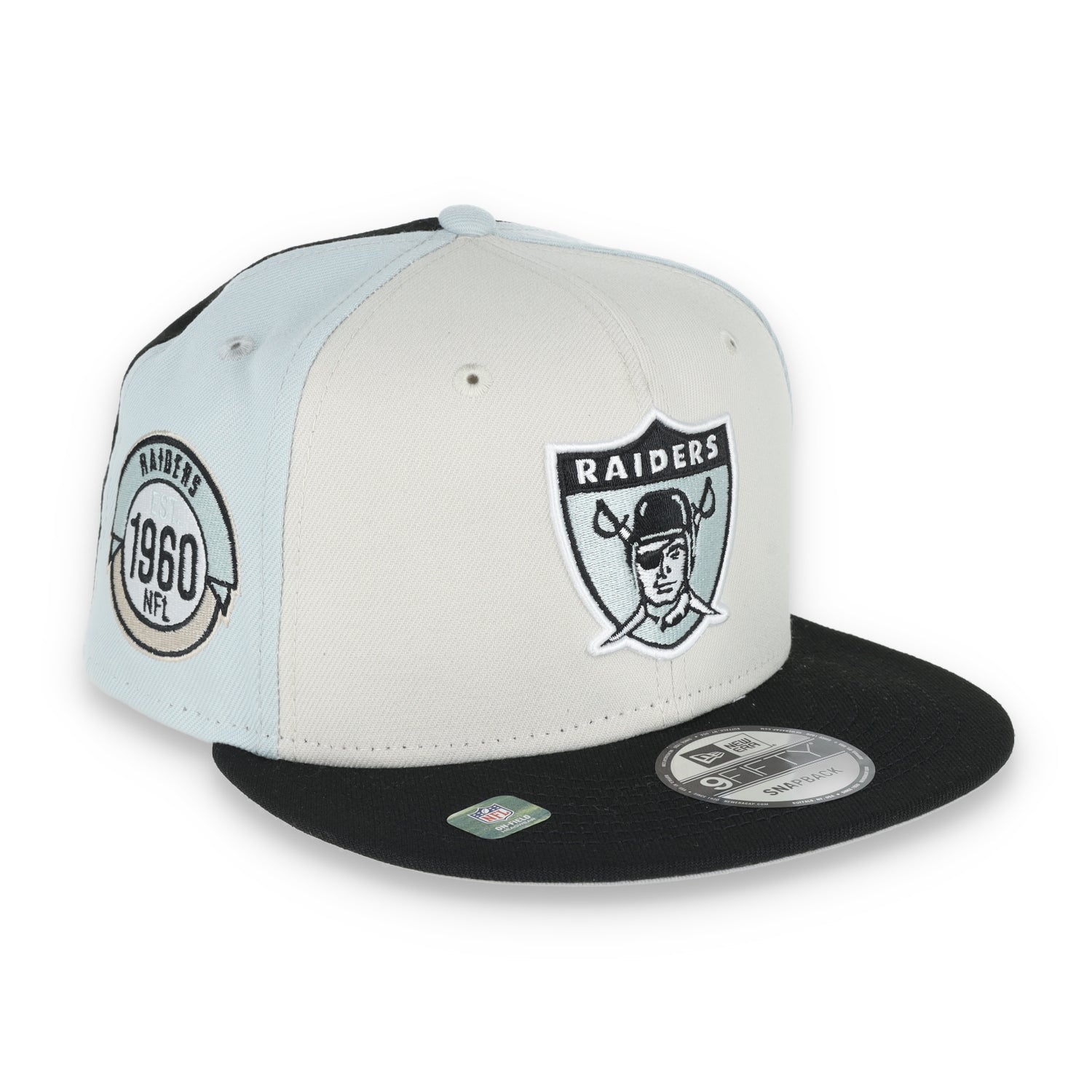 New Era Oakland Raiders NFL Sideline Historic 9FIFTY Snapback Adjustable