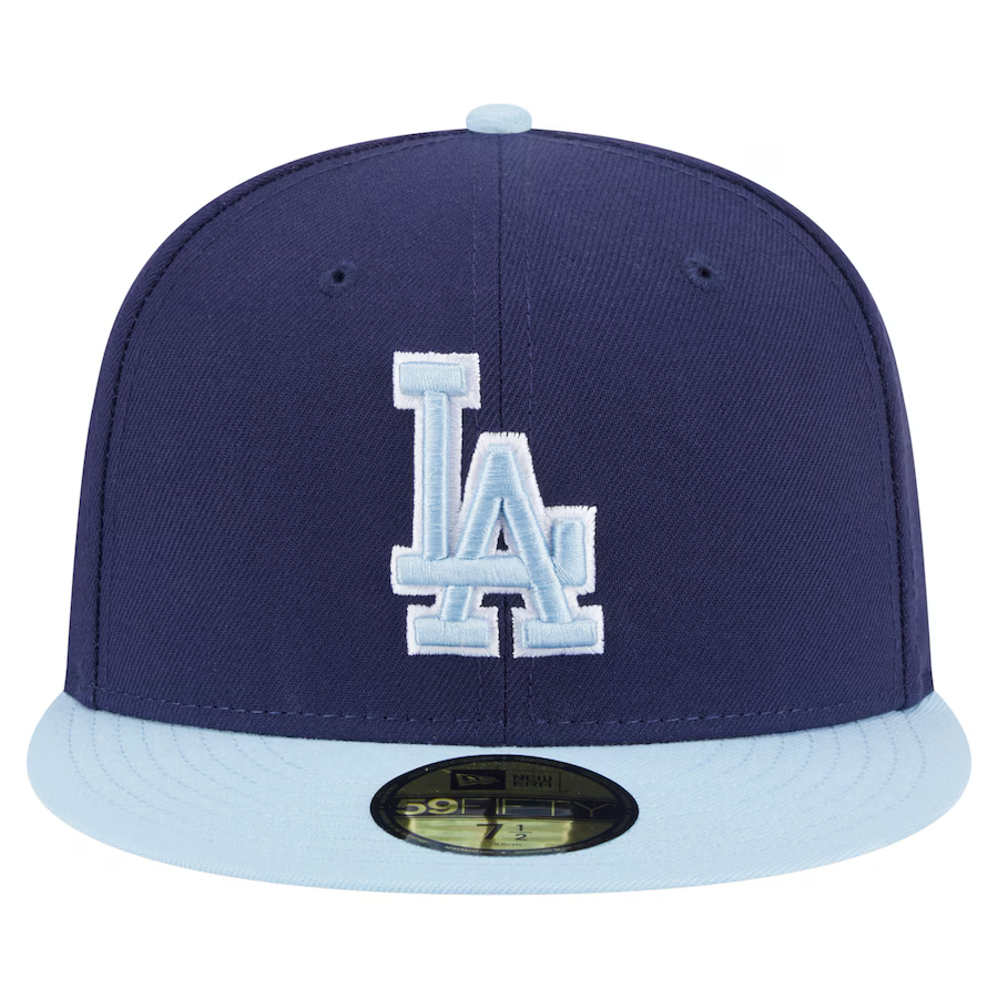 New Era Los Angeles Dodgers 2-Tone Color Pack 59FIFTY Fitted Hat-Navy/Light Blue