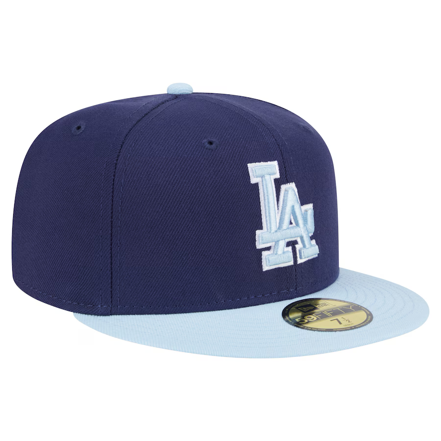 New Era Los Angeles Dodgers 2-Tone Color Pack 59FIFTY Fitted Hat-Navy/Light Blue