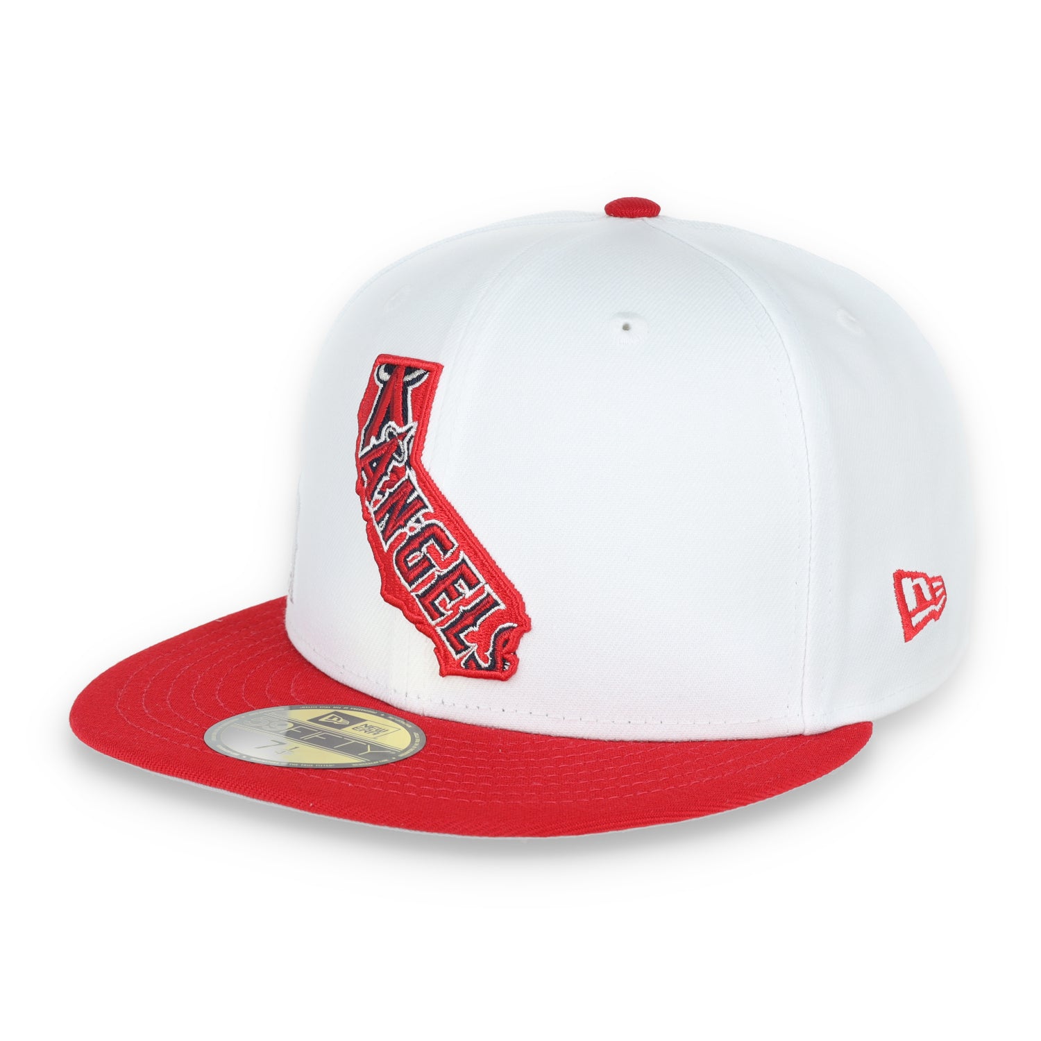 New Era Los Angeles Angels State View E1 59FIFTY-White/Red