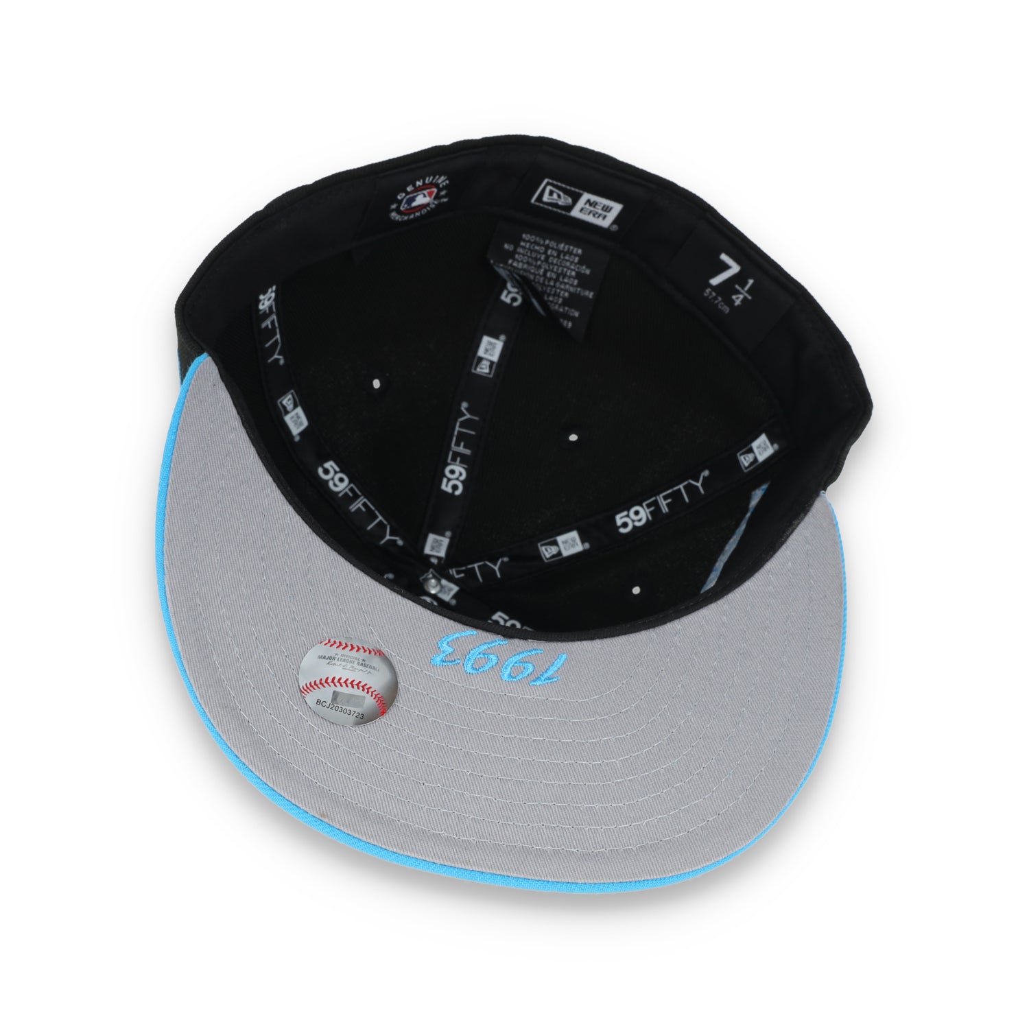 New Era Miami Marlins NL East S 59FIFTY Fitted - Black/Blue