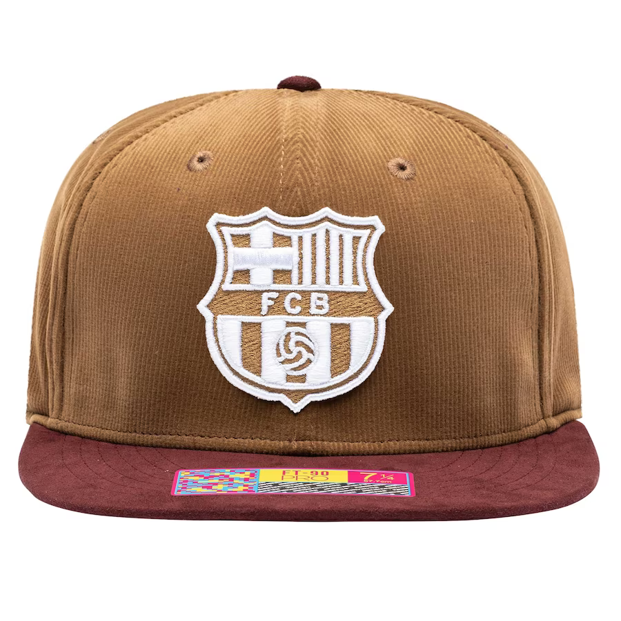 Barcelona Cognac Snapback Hat - Brown