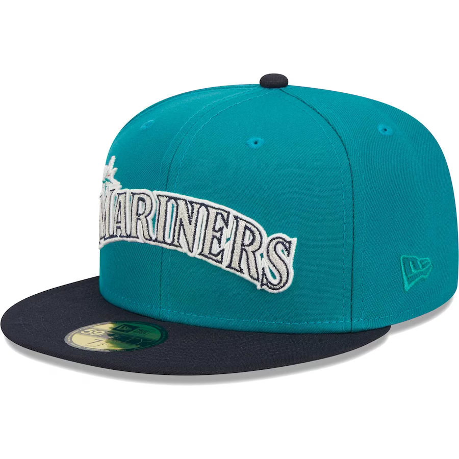 New Era Seattle Mariners Retro Jersey Script 59FIFTY Fitted