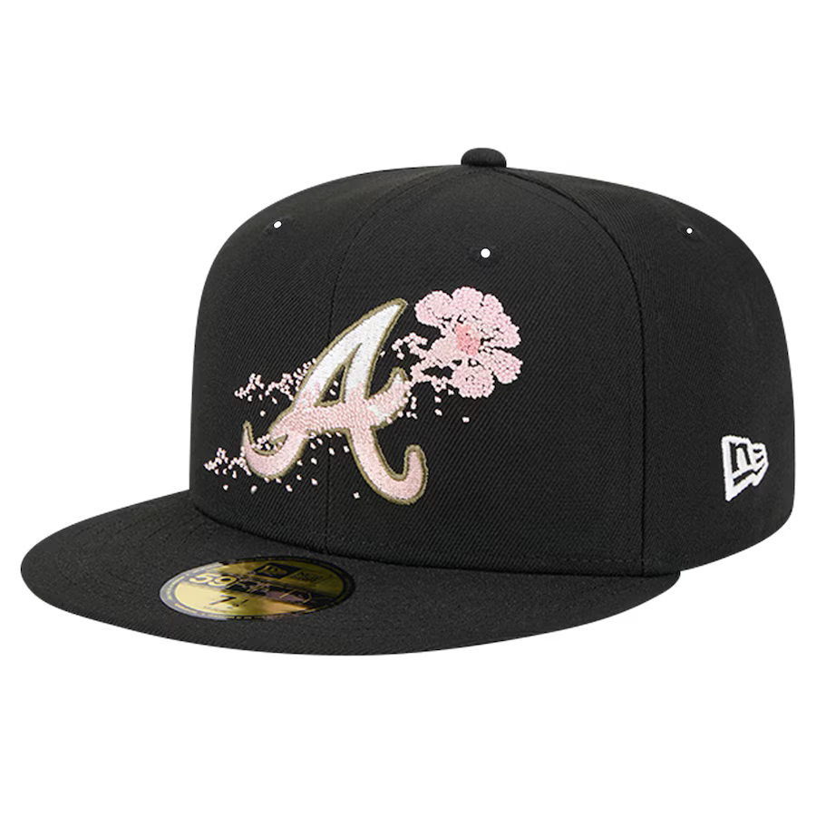 New Era Atlanta Braves Dotted Floral 59FIFTY Fitted Hat