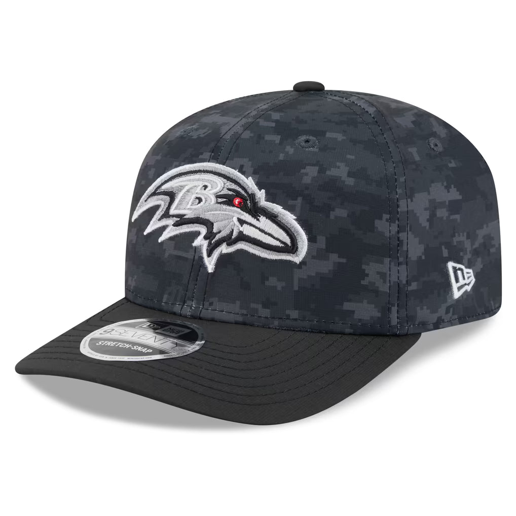 New Era Baltimore Ravens 2026 Salute to Service 9SEVENTY Stretch-Snap Hat