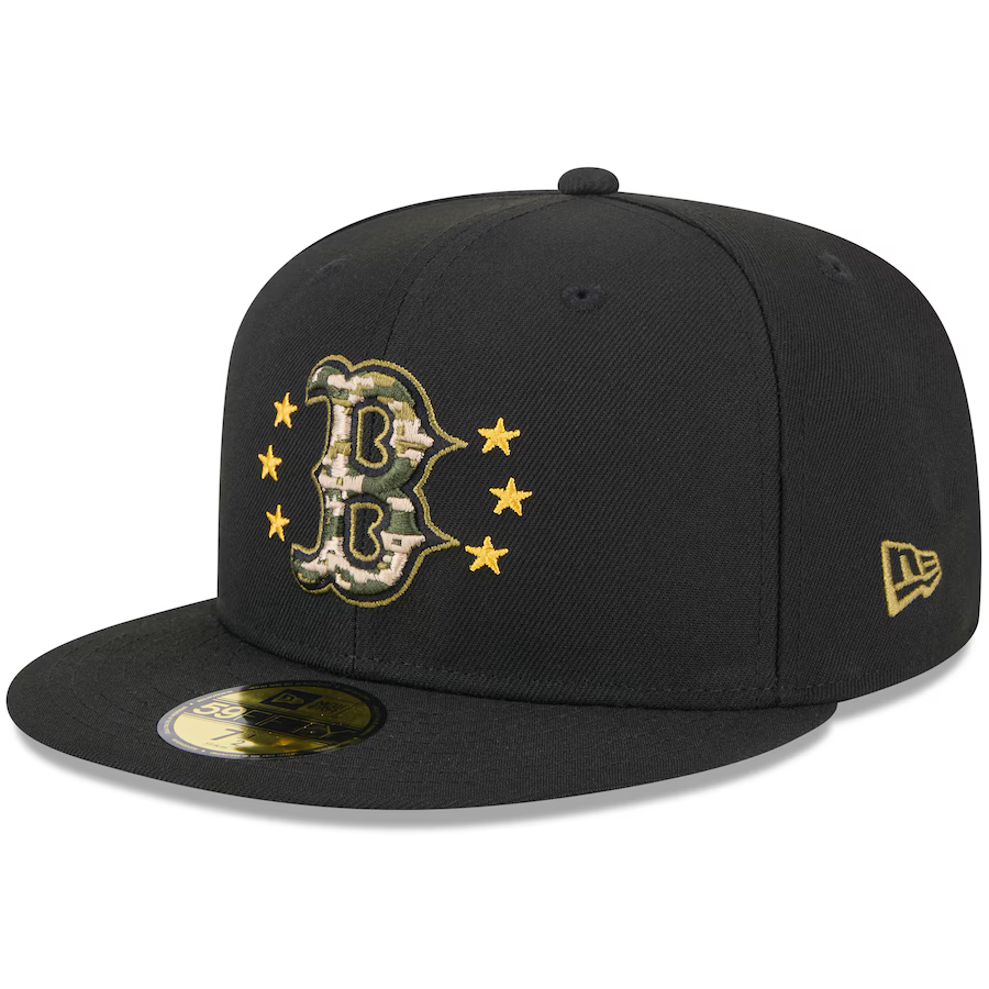 New Era Boston Red Sox Armed Forces Day On-Field 59FIFTY Fitted Hat 2024