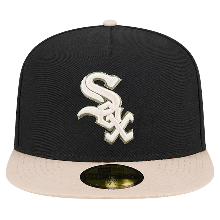 New Era Chicago White Sox Canvas A-Frame 59FIFTY Fitted Hat