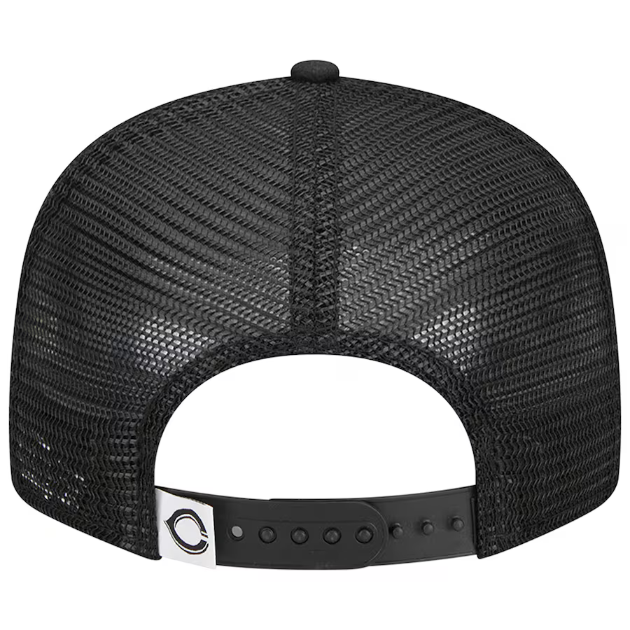 New Era Cincinnati Reds Trucker 9FIFTY Snapback Hat-Black/White