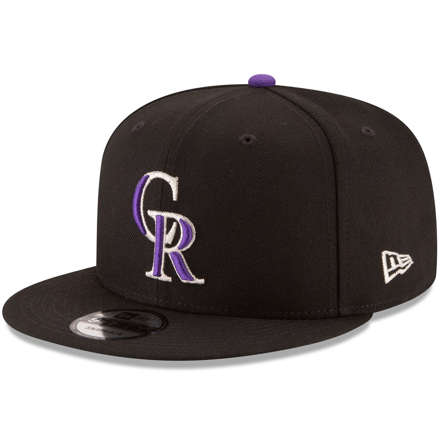 New Era Colorado Rockies Team Color Basic 9FIFTY Snapback-Black