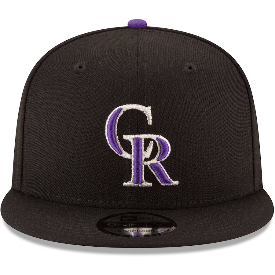 New Era Colorado Rockies Team Color Basic 9FIFTY Snapback-Black