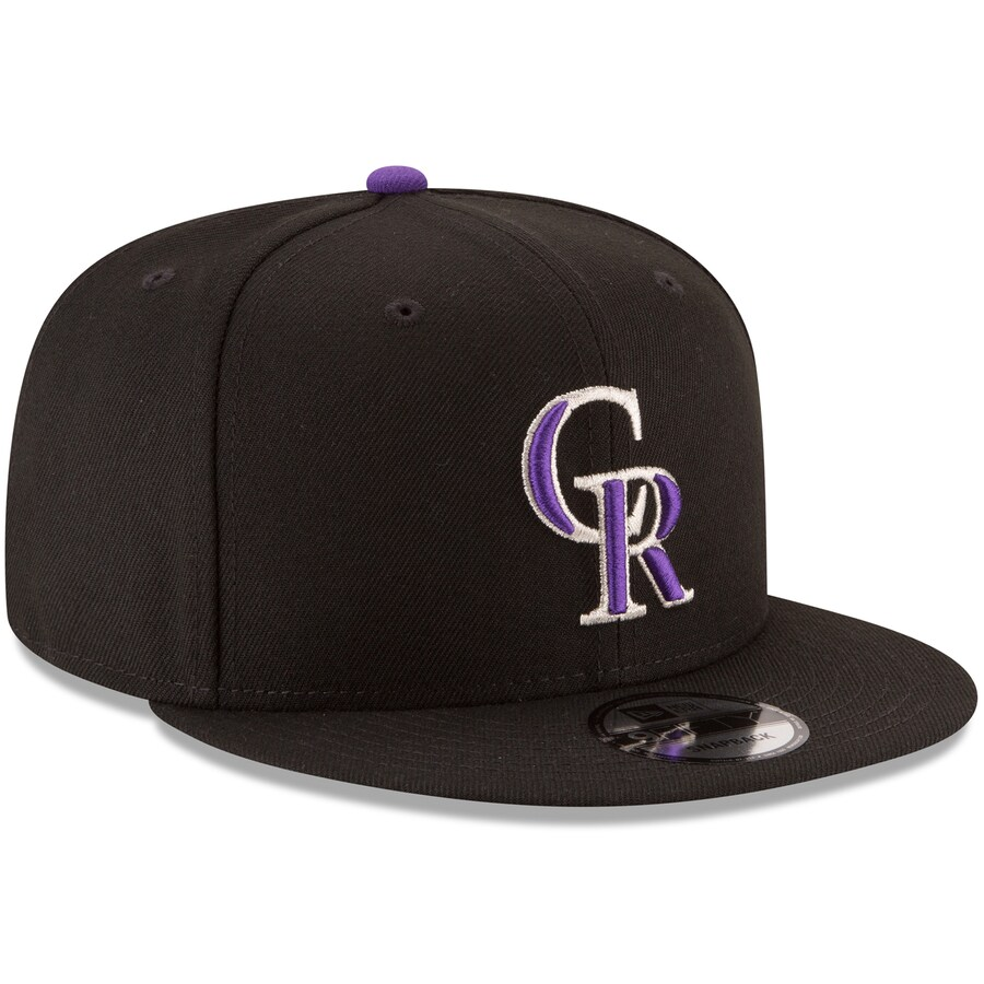 New Era Colorado Rockies Team Color Basic 9FIFTY Snapback-Black