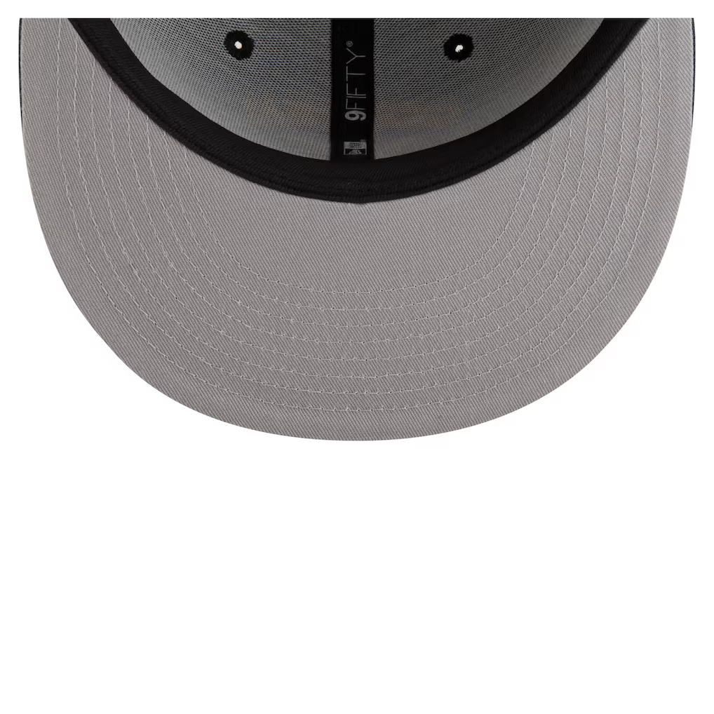 New Era Golden State Warriors Statement Edition 9FIFTY Snapback Hat-Black