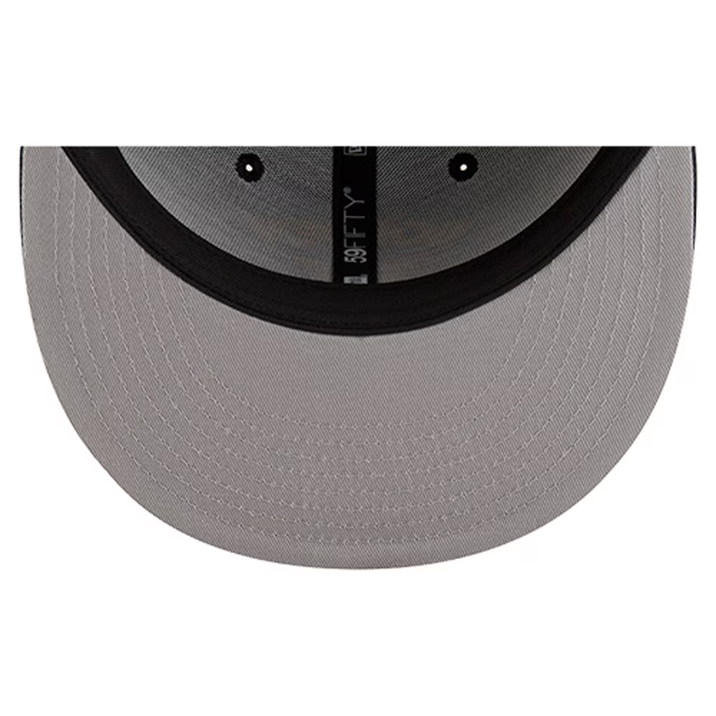New Era Golden State Warriors Statement Edition 59FIFTY Fitted Hat-Black