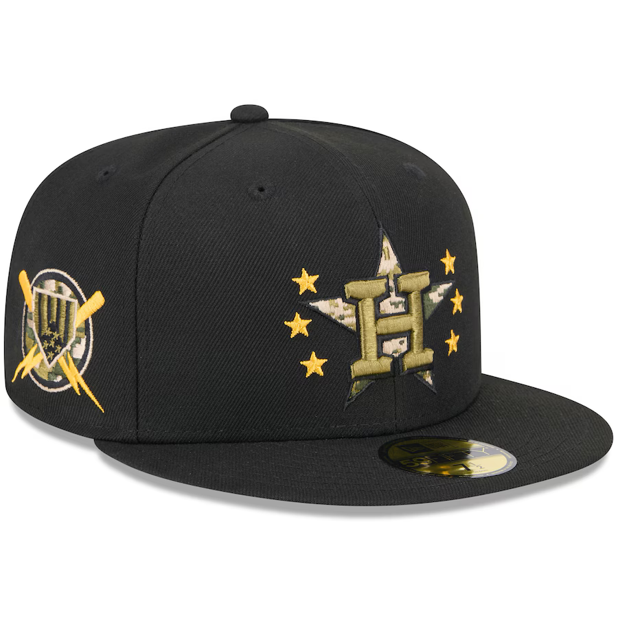 New Era Houston Astros Armed Forces Day On-Field 59FIFTY Fitted Hat 2024