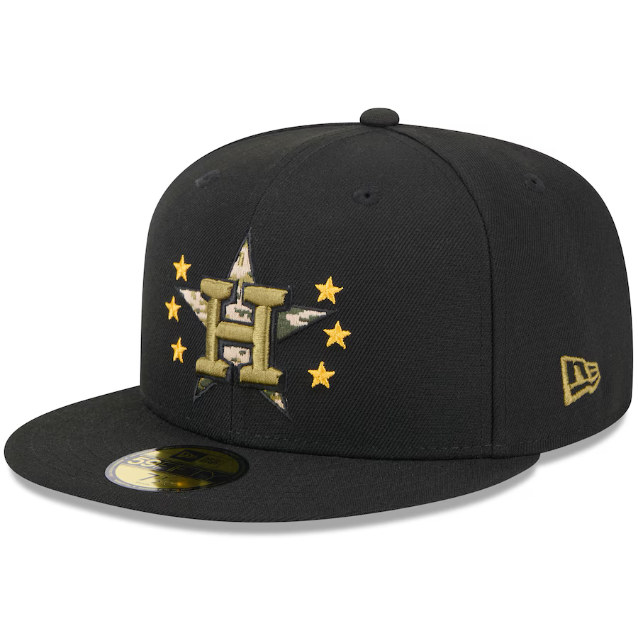 New Era Houston Astros Armed Forces Day On-Field 59FIFTY Fitted Hat 2024