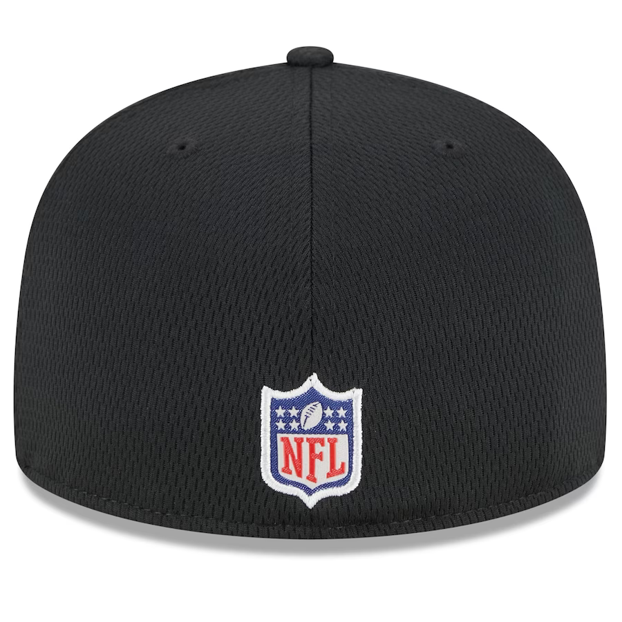 New Era Men's Las Vegas Raiders 2023 NFL Training Camp 59FIFTY Fitted Hat-Black