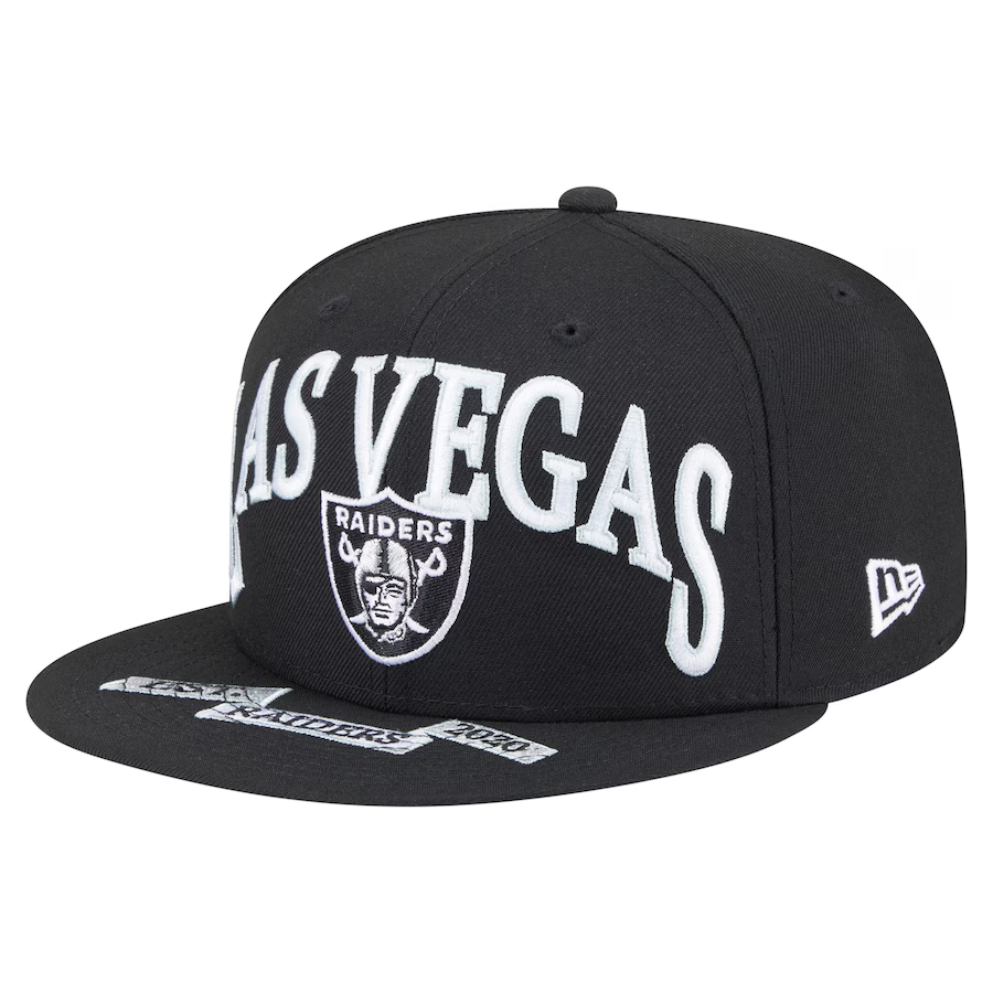 New Era Las Vegas Raiders Oversized 59Fifty Fitted Hat