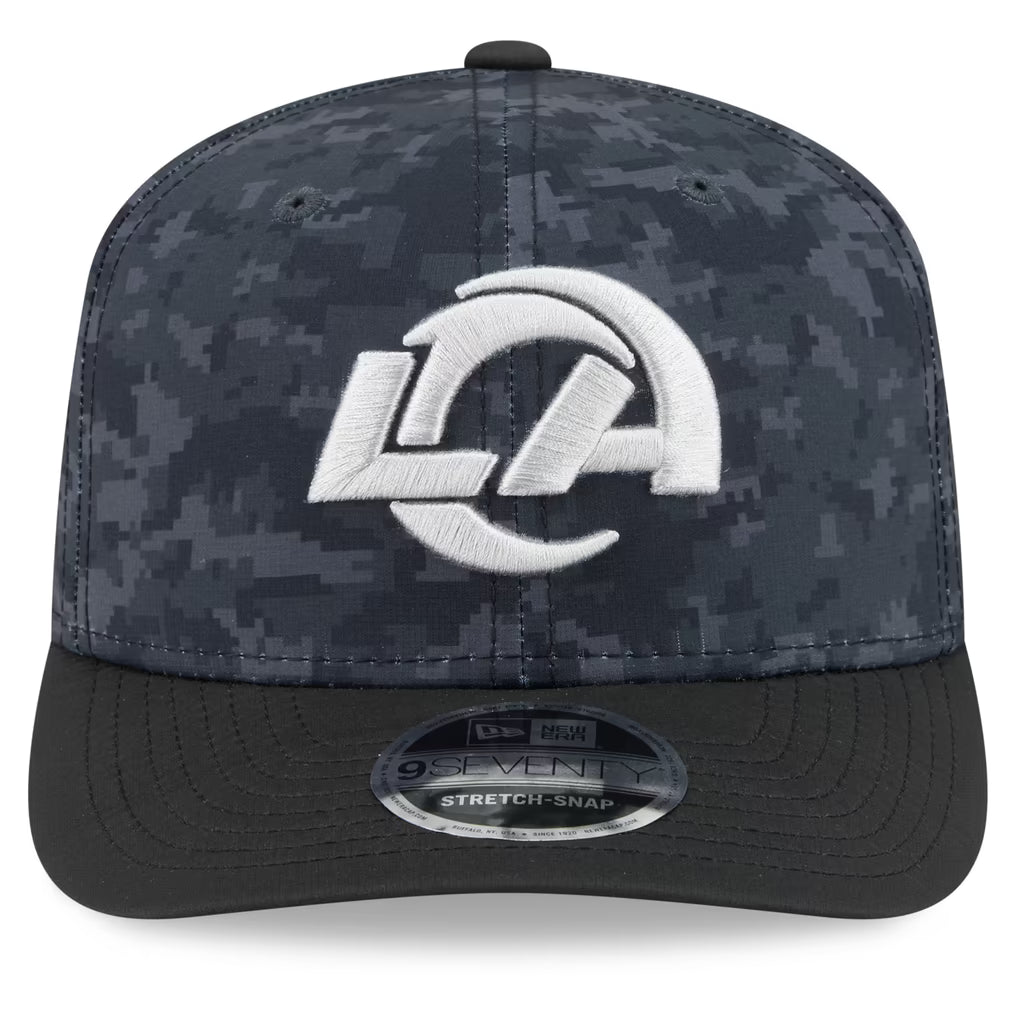 New Era Los Angeles Rams 2026 Salute to Service 9SEVENTY Stretch-Snap Hat