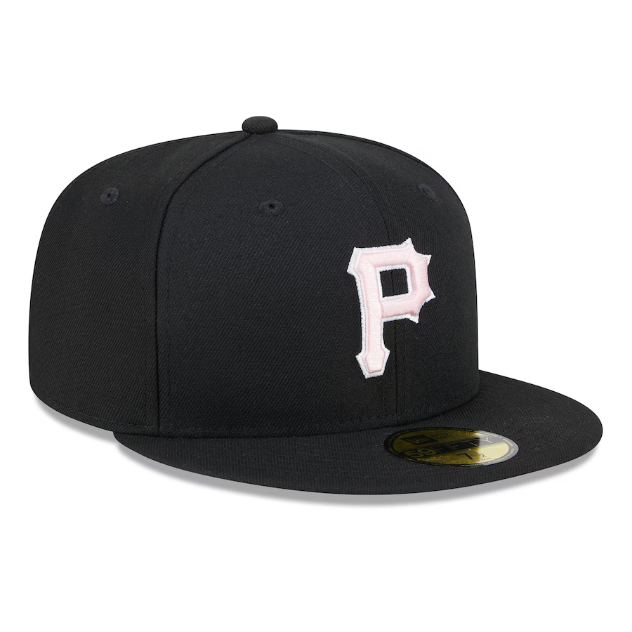 New Era Pittsburgh Pirates 2024 Mother's Day On-Field 59FIFTY Fitted Hat-Black