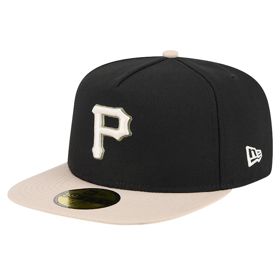 New Era Pittsburgh Pirates Canvas A-Frame 59FIFTY Fitted Hat